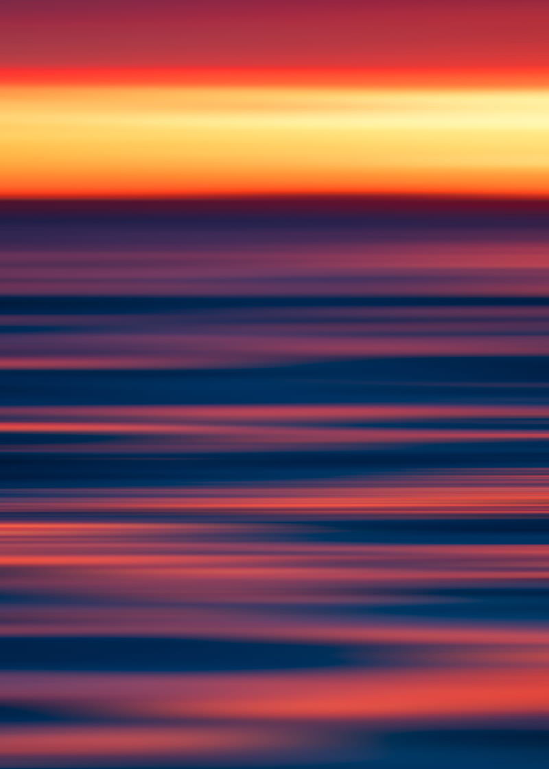 stripes, blur, gradient, sunset, HD phone wallpaper