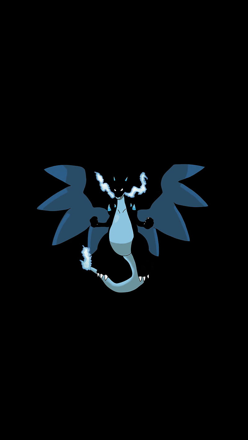 Mega Charizard X, mega evolution, pokemon, HD phone wallpaper