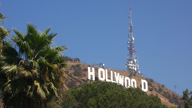 Hollywood Sign, Sign, California, Hollywood, Mountain, Nature, HD wallpaper