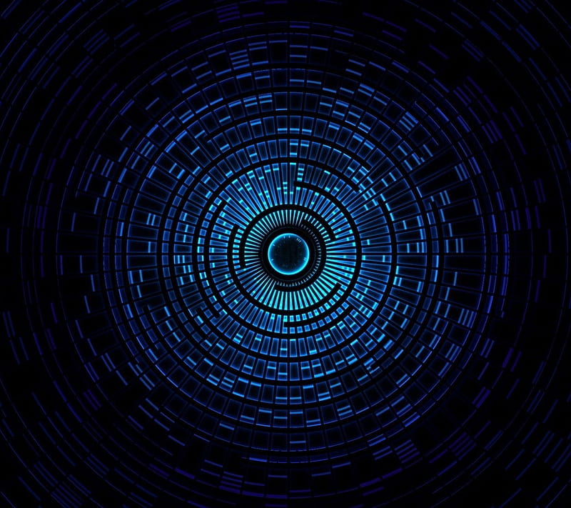 Tunnel, blue, technology, HD wallpaper | Peakpx