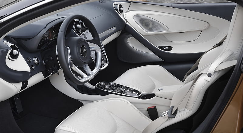 2020 McLaren GT (Color: Burnished Copper) - Interior, Seats , car, HD wallpaper