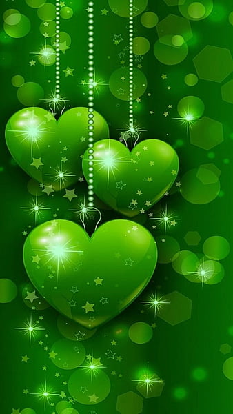 HD green heart wallpapers | Peakpx