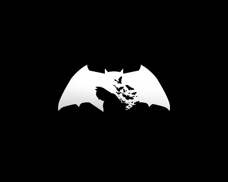 Batman Dark Simple, batman, artist, dark, simple, HD wallpaper
