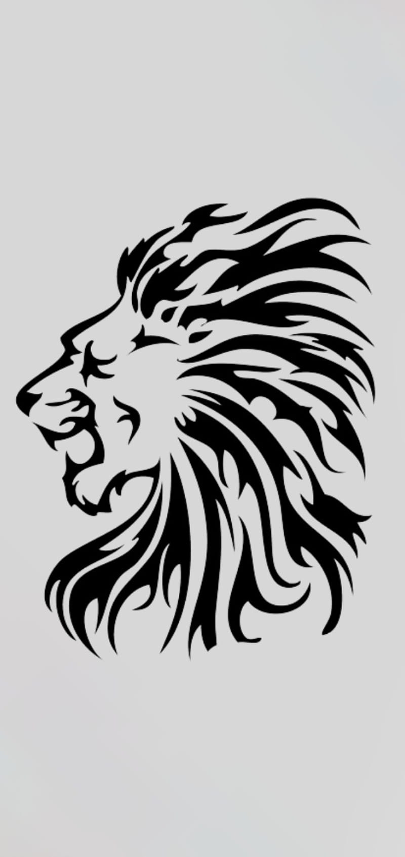 a lion, a lioness and a lion cub, ( tribal tattoo ) --auto --s2 - SeaArt AI
