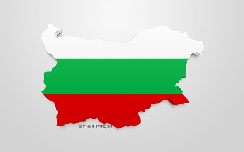3d flag of Bulgaria, silhouette map of Bulgaria, 3d art, Bulgarian flag,  Europe, HD wallpaper | Peakpx