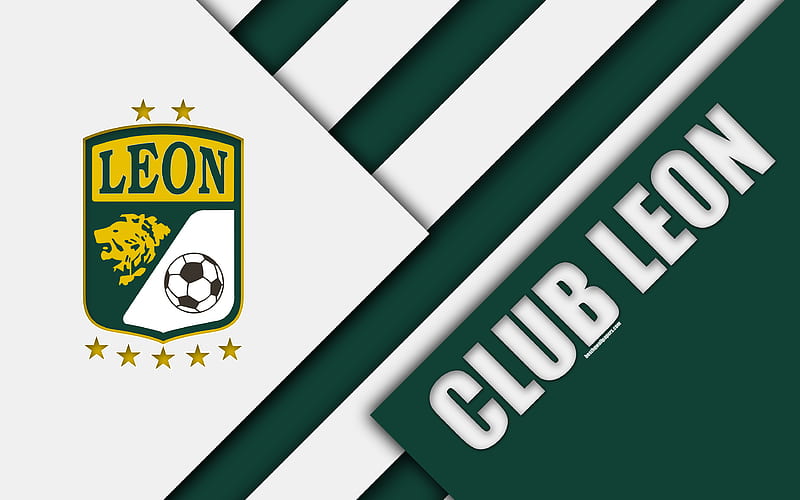 Club Leon FC Mexican Football Club, material design, logo, white green  abstraction, HD wallpaper | Peakpx