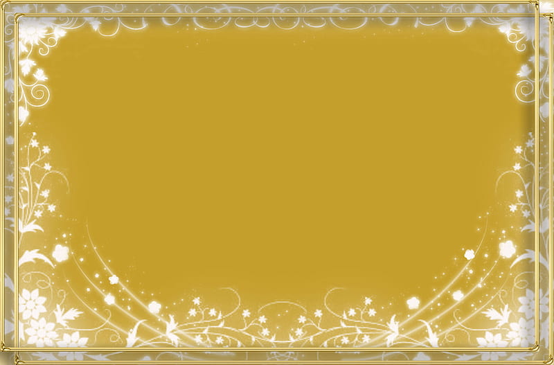 Golden, gold, delicate, background, frame, HD wallpaper