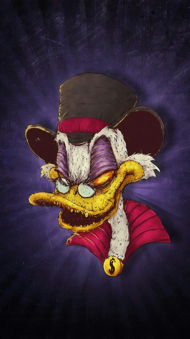 Scrooge Mc Duck, deep, funny, horror, HD phone wallpaper | Peakpx