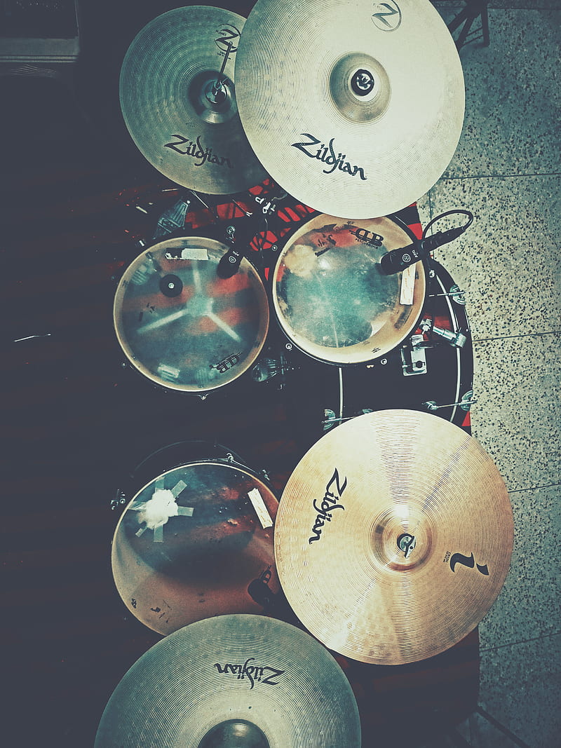 Zildjian cymbals, musical instrument, zildjian company, percussion, drums, graphy, HD phone wallpaper