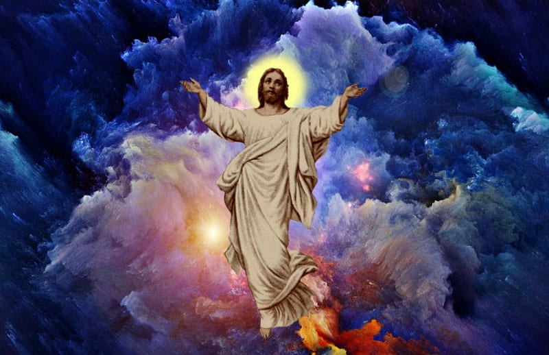 The triumph of GOD in JESUS CHRIST, risen, christ, jesus, resurrection, god, HD wallpaper