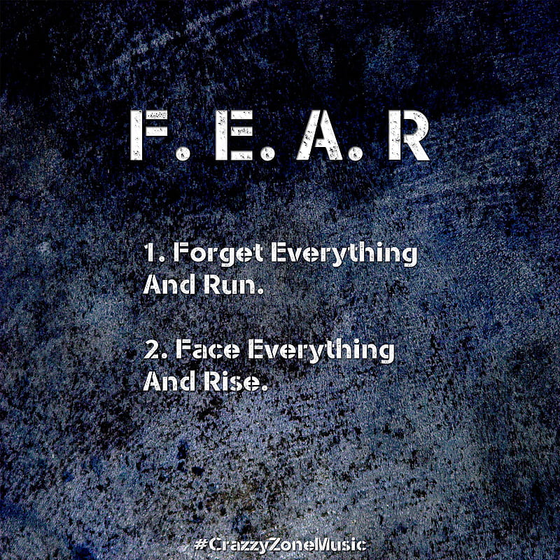 FEAR, meaning, quote, HD phone wallpaper