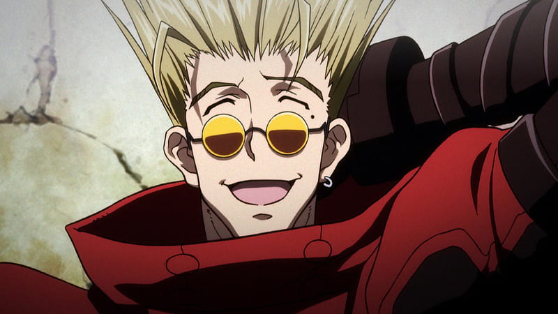 Vash the Stampede, character, trigun, anime, smiling, vector, HD wallpaper