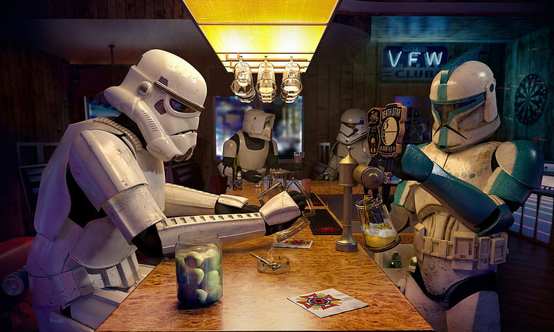 Stormtroopers Bar, Bar, Star Wars, Stormtroopers, Movies, HD wallpaper |  Peakpx