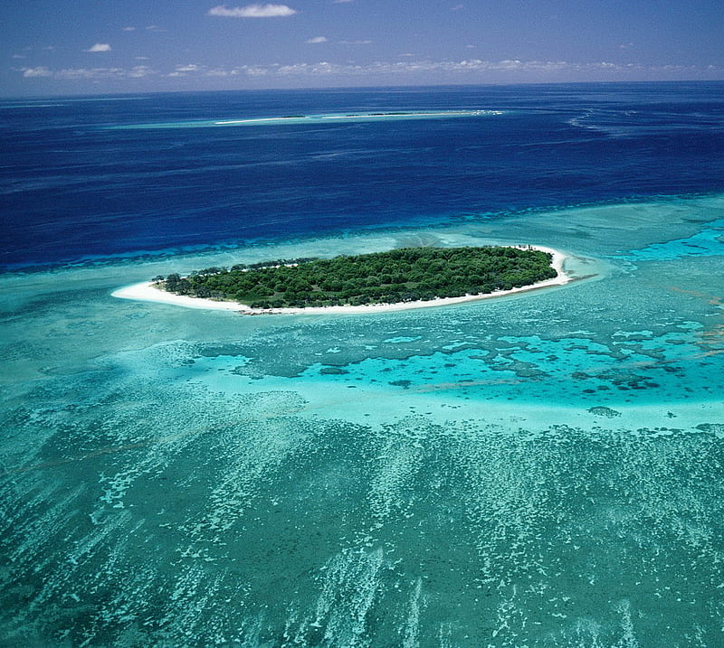 Lady Musgrave Island, great barrier reef, HD wallpaper