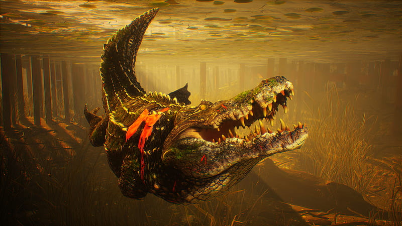 Crocodile Maneater, HD wallpaper