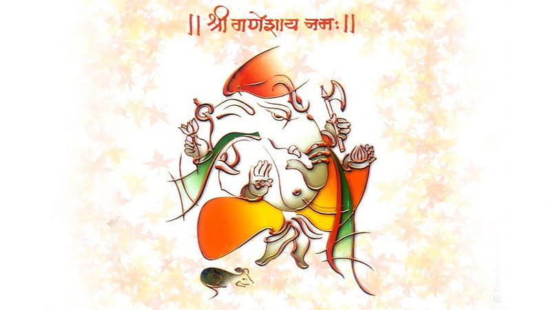 Shri Ganesh Colorful, HD wallpaper