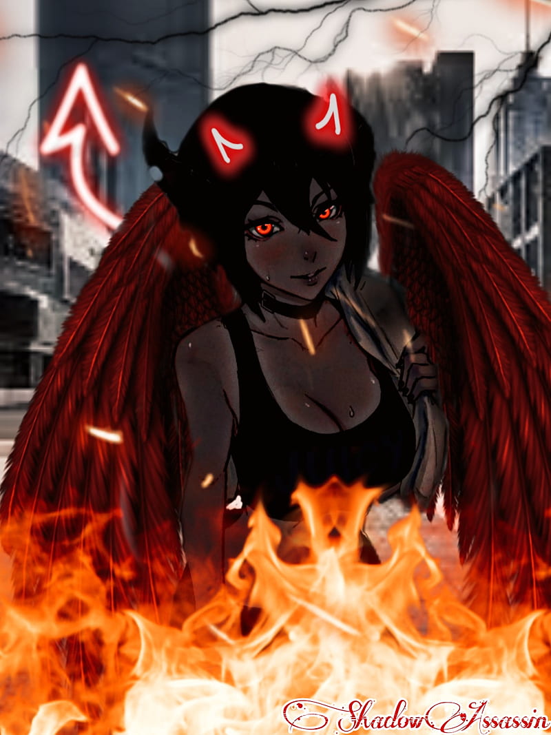 Bad girl, devil, HD phone wallpaper