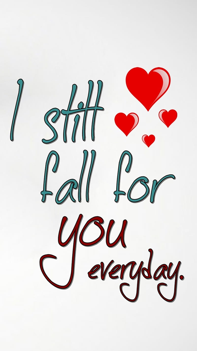 fall for you, flirt, love, new, quote, romantic, saying, sign, HD phone wallpaper