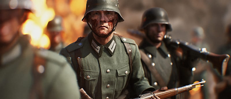 German Soldiers Battlefield 5, HD wallpaper