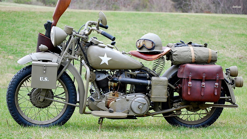 Army motorcycle, grass, indian, army, bike, motorcycle, HD wallpaper |  Peakpx
