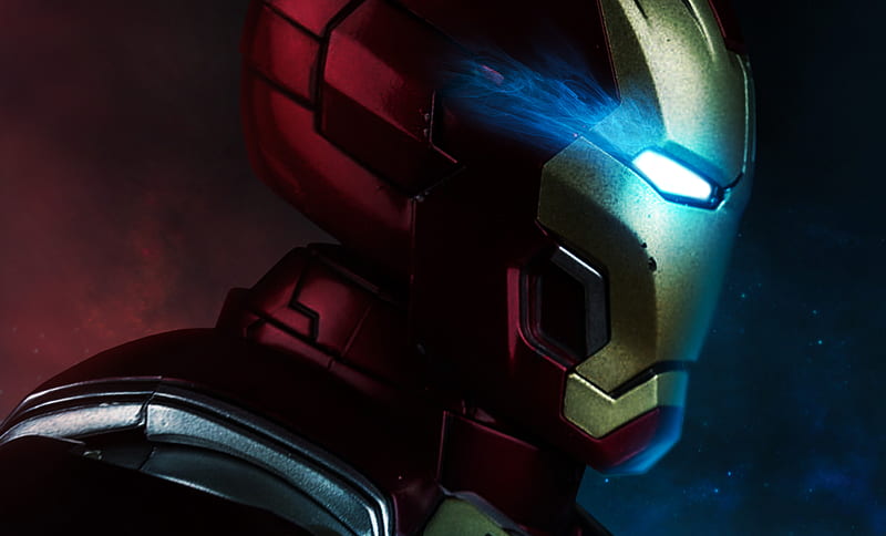 Iron Man Mark 4 Suit, iron-man, artwork, artist, HD wallpaper