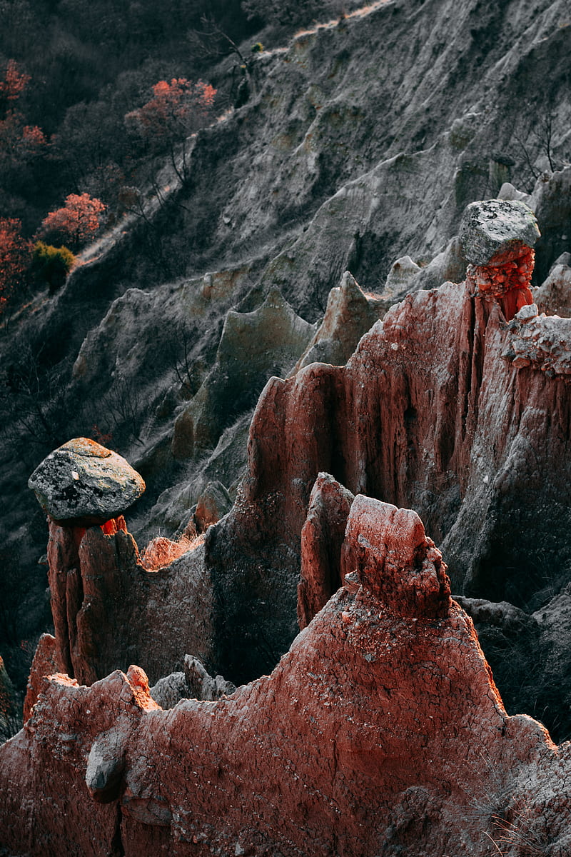 rocks, stones, mountains, nature, HD phone wallpaper