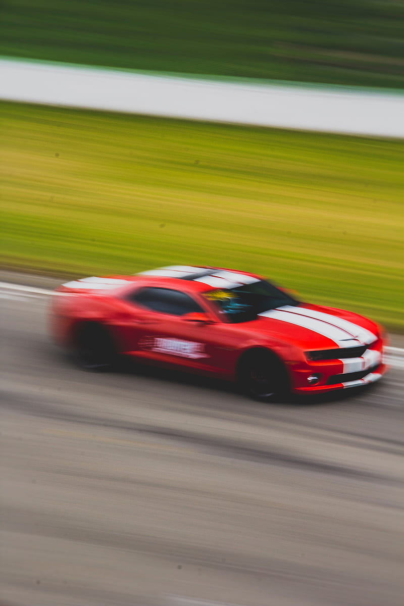 car, sports car, speed, movement, motion blur, HD phone wallpaper