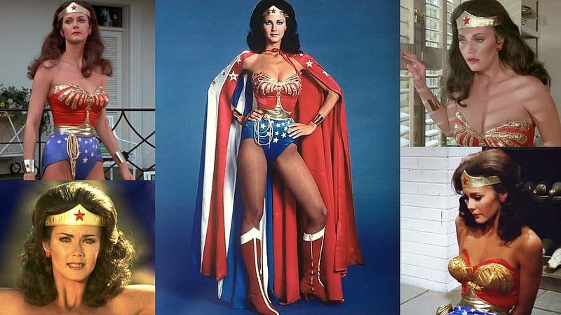 Actress Lynda Carter, Wonder Woman, Lynda Carter, Bracelets, Hot, HD wallpaper