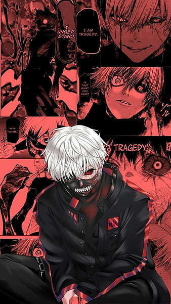 Wallpaper] I made a Kaneki wallpaper from a Manga Panel : r/TokyoGhoul