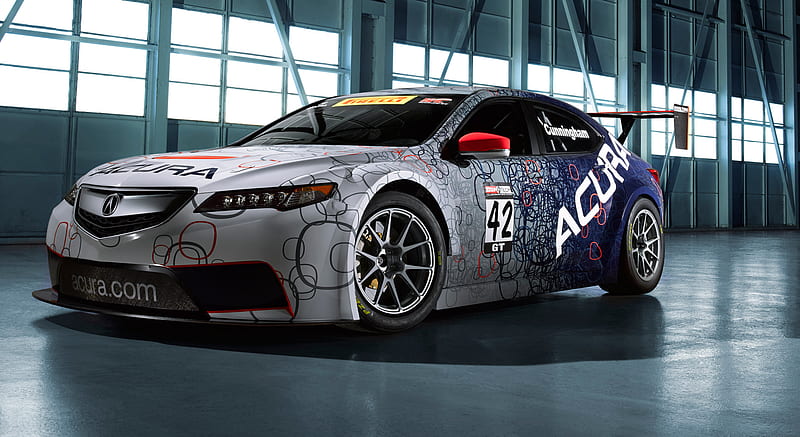 2014 Acura TLX GT Race Car, HD wallpaper