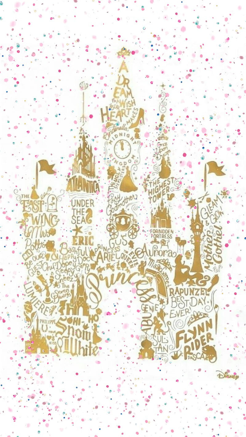 Castle Ariel Belle Cinderella Disney Drawing Patterns Princess Rapunzel Hd Mobile Wallpaper Peakpx