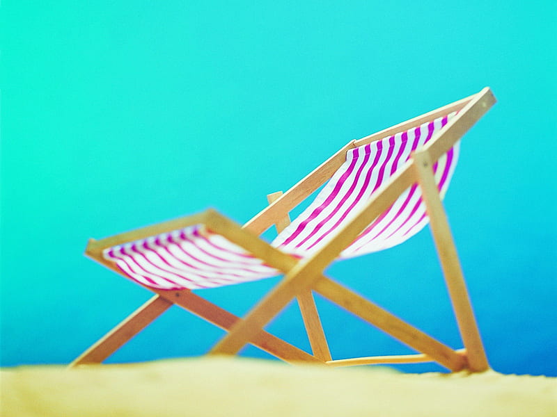 beach chairs - Summer Still Life graphy logo, HD wallpaper