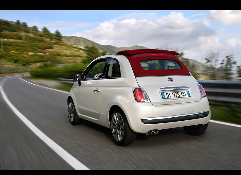 Fiat 500c (2010) - Rear Left Quarter, car, HD wallpaper | Peakpx