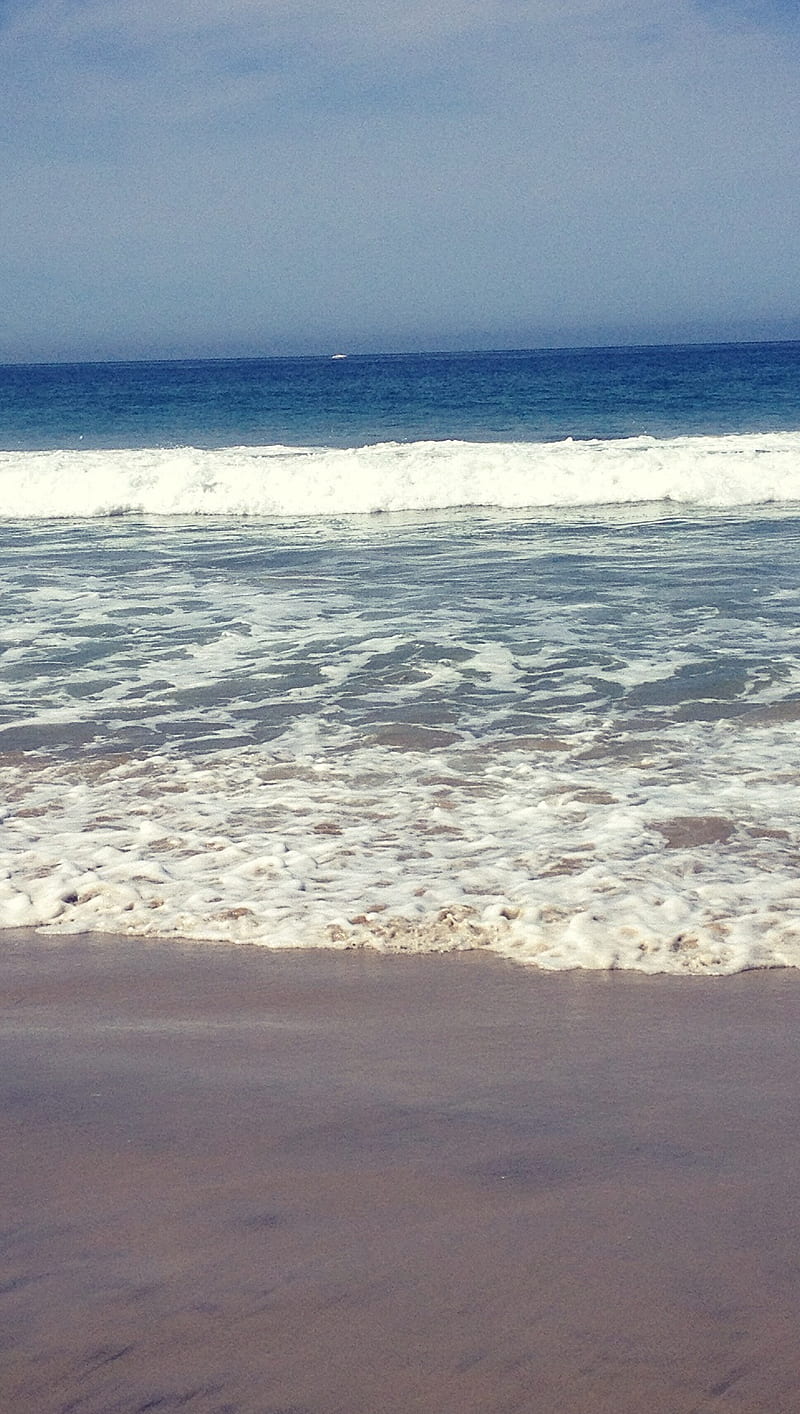 The Beach, bonito, california, ocean, sand, travel, vacation, HD phone wallpaper