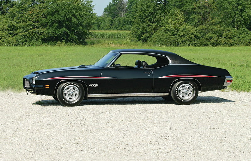 1971 Pontiac Gto, Classic, Black, 1971, GM, HD wallpaper | Peakpx