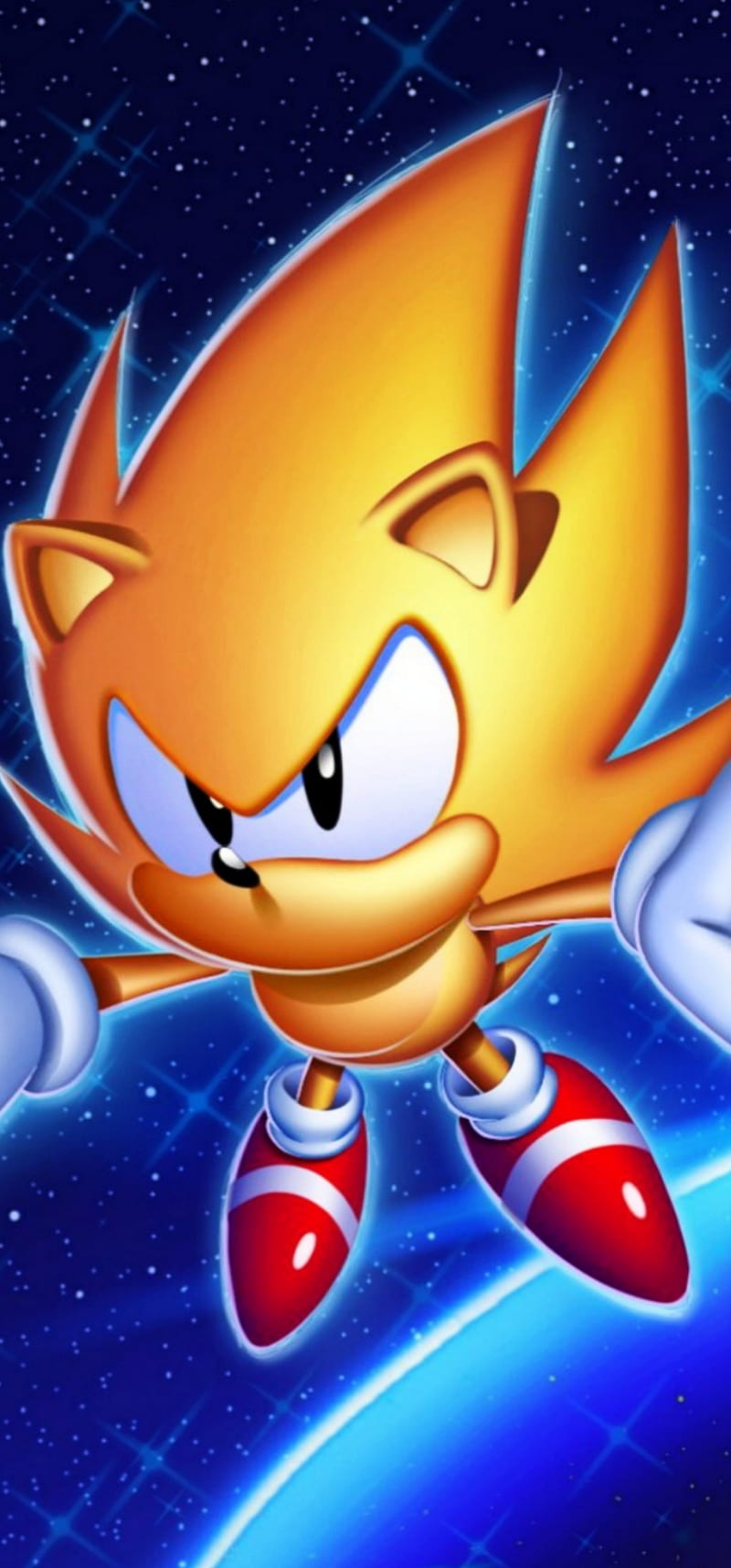 classic super sonic wallpaper