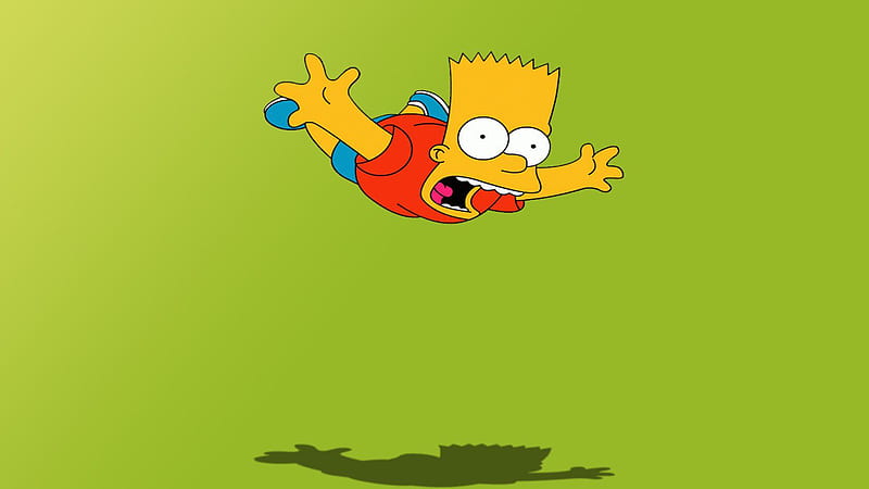 HD wallpaper: 1920x1080 px Bart Simpson relaxing The Simpsons