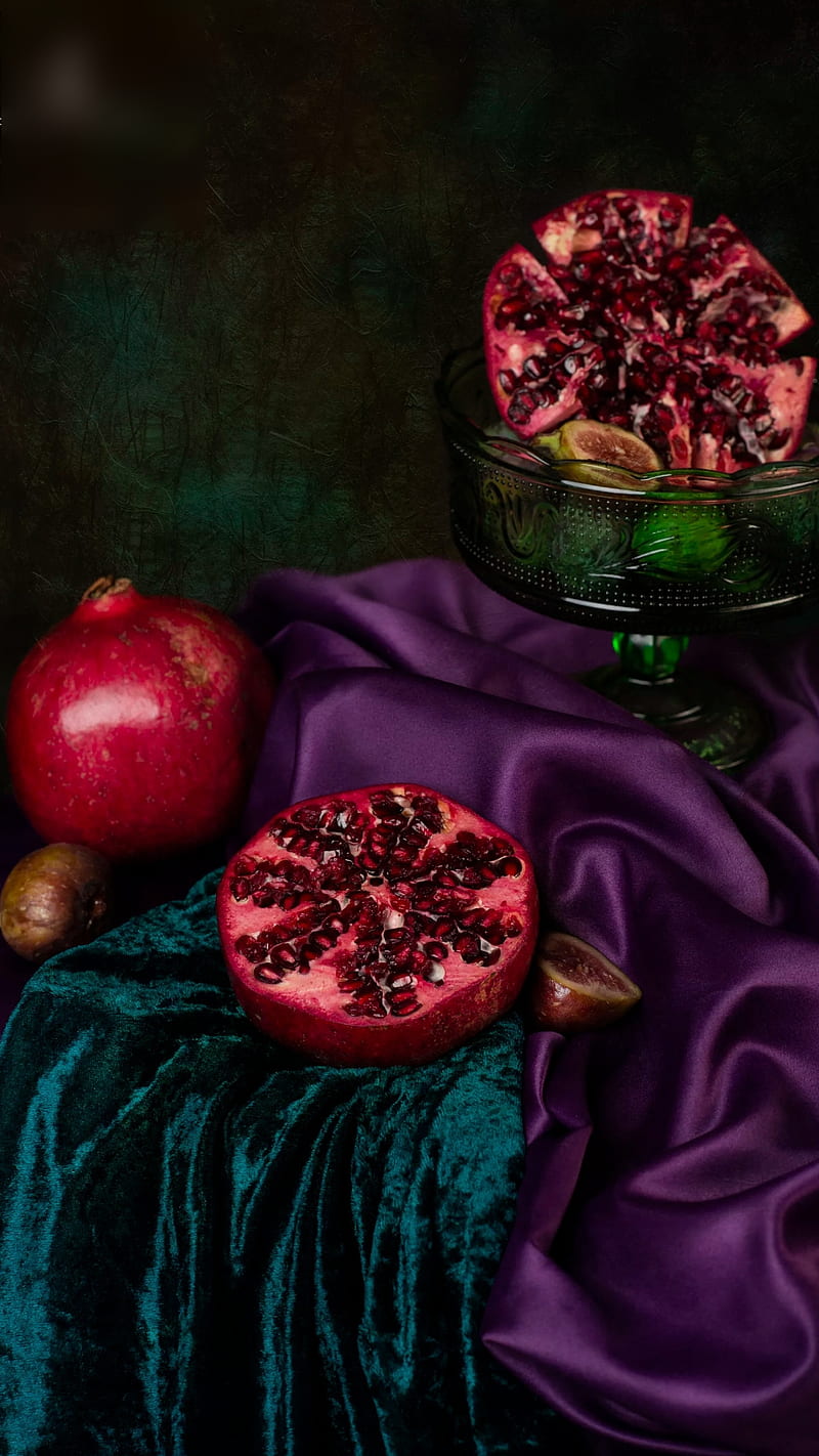 pomegranate, food, fruits, fruit, armenian symbol, HD phone wallpaper