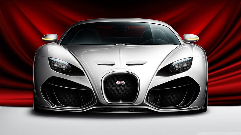 Bugatti Venom, carros, bugatti, sports car, venom, fast car, HD wallpaper