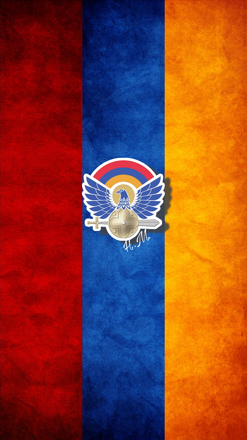 Haghteluenq, armenia, flag, gerb, HD phone wallpaper