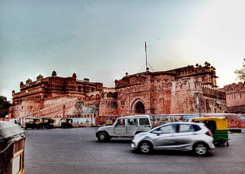 Image of Facade of Junagarh fort, Bikaner,Rajasthan.-MP806670-Picxy