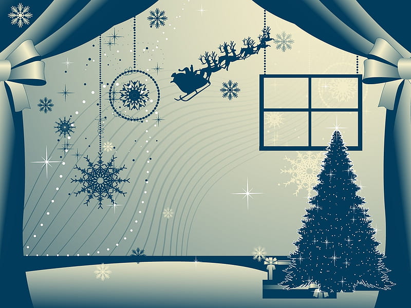 Christmas Eve, Christmas, Clause, Santa, Eve, HD wallpaper