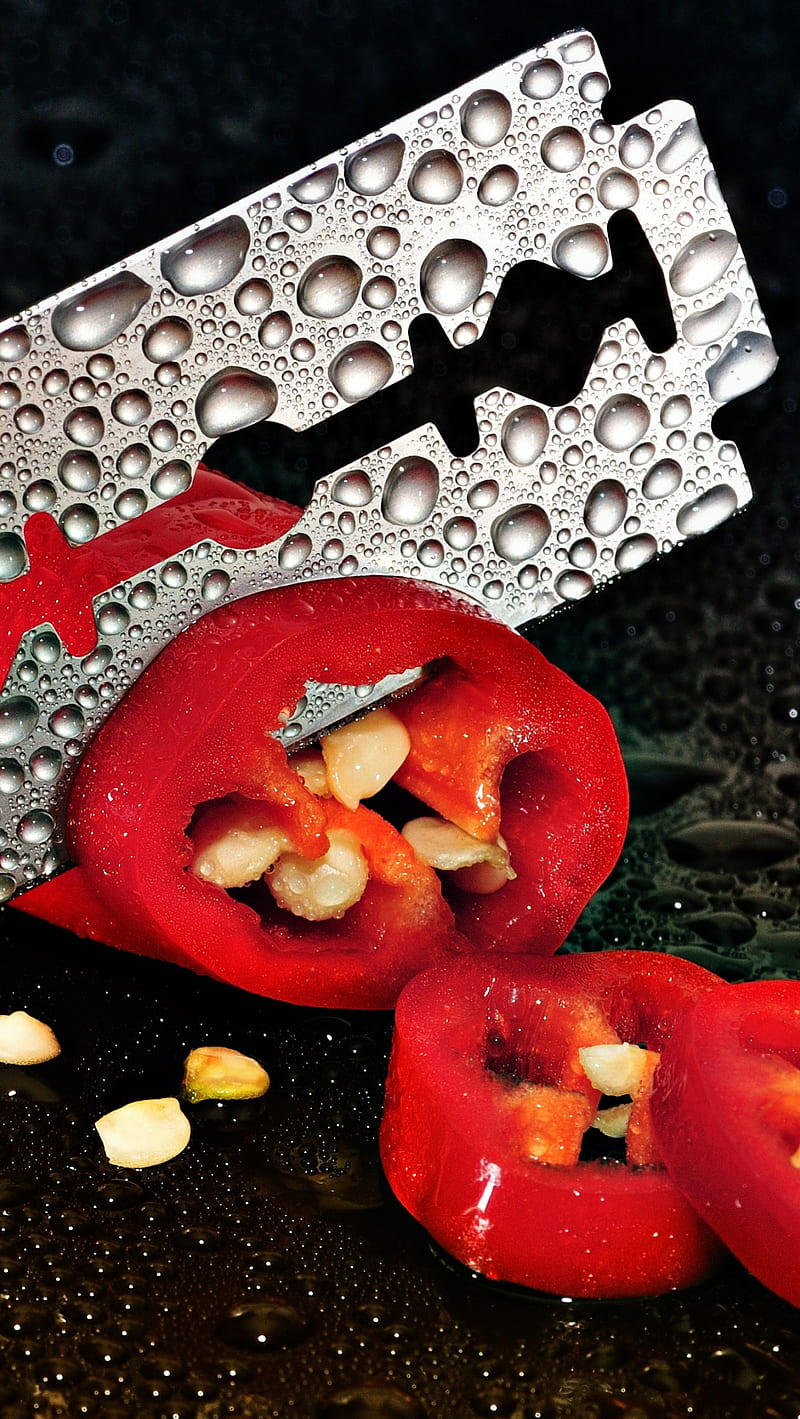 pepper, blade, chilli, HD phone wallpaper