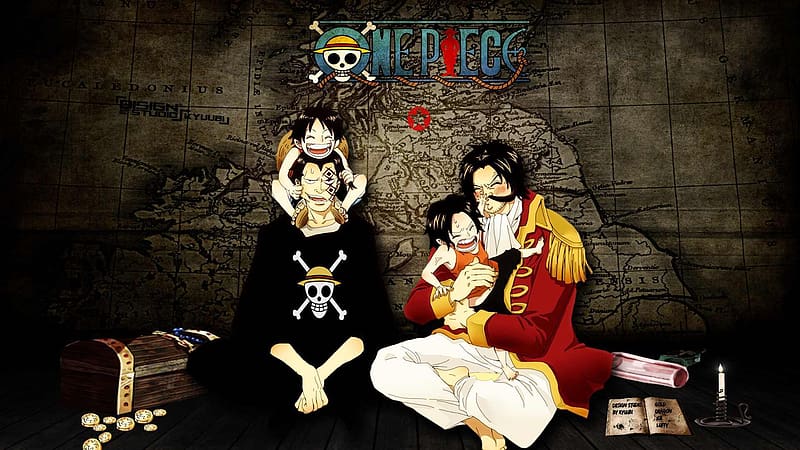 Anime, Portgas D Ace, One Piece, Monkey D Luffy, Gol D Roger, Monkey D Dragon, HD wallpaper