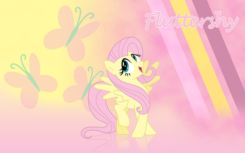 Fluttershy, My, Little, Pony, HD wallpaper
