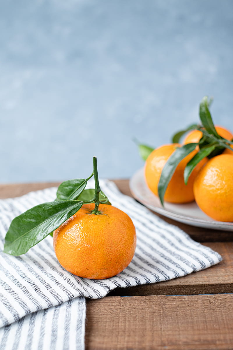 tangerine, fruit, citrus, orange, HD phone wallpaper