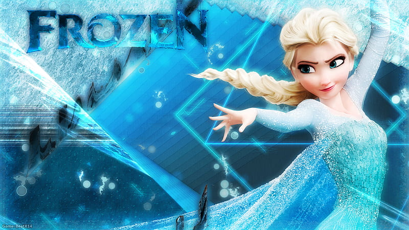 Elsa In Glittering Blue Dress Frozen, HD wallpaper | Peakpx