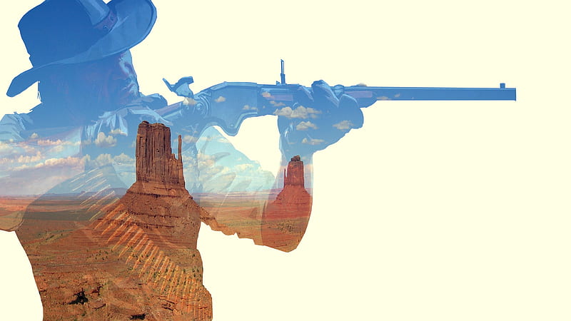 The old west, West, desert, 2D, HD wallpaper