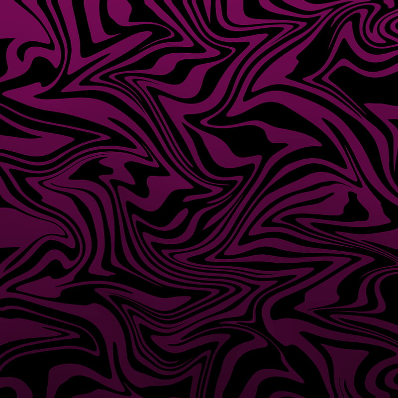 amoled dark pink, abstract, black, geometric, gradient, illumination, light, matrix, waves, HD phone wallpaper