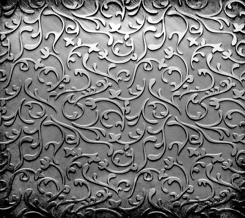 Steel Pattern, metal, ornament, silver, texture, HD wallpaper